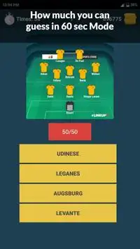 Zgadnij Football Club - Football Line-up Quiz Screen Shot 2