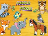 Animals Puzzle Games For Kids Screen Shot 0
