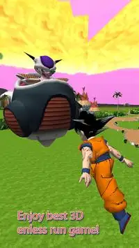 Ultimate Saiyan Goku Dragon Battle Run 3D Screen Shot 0