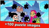 jigsaw for Teen puzzle Titans Go adventure Screen Shot 0