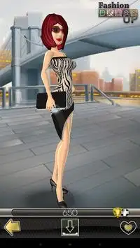 3D Juego de Vestir de Moda Screen Shot 4