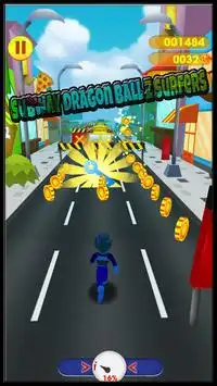 Subway Dragon ball surfer Z Screen Shot 4