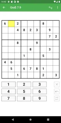 Classic-Sudoku Screen Shot 1