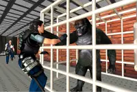 Gorilla Escape City Jail Survival Screen Shot 0