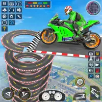 बाइक स्टंट गेम: बाइक रेसिंग 3d Screen Shot 0