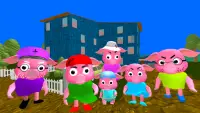 Neighbor Piggy. Obby Family Escape 3D Screen Shot 0