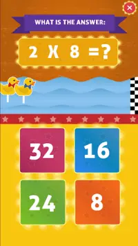 The Math Multiplication Game : Carnival Edition Screen Shot 1