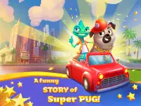 Super Pug Story Match 3 puzzle Screen Shot 5