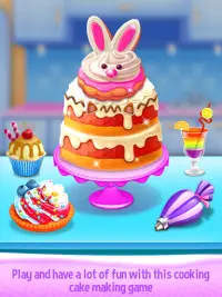 Cake Making Bakery Chef Game Screen Shot 2