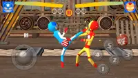 Stickman Fight - SuperHero Action Stick Battle Screen Shot 2