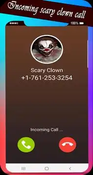 Video call and chat simulation with scary clown Screen Shot 6