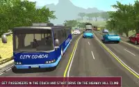 Coach Bus Highway Hill Climb Screen Shot 3
