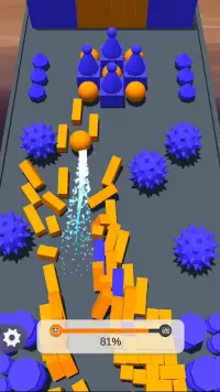 Color Ball Push 3D & Bump Game Screen Shot 2