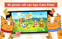 Cats Pets Picnic! Game Giáo Dục & Trò Chơi Cho Bé! Screen Shot 11