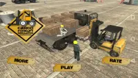 Cargo Forklift Simulator Screen Shot 1