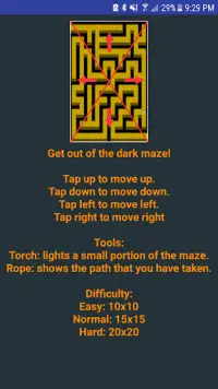 Dark Maze Screen Shot 3