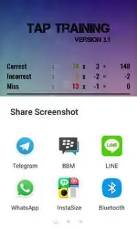 Tap Training Screen Shot 3