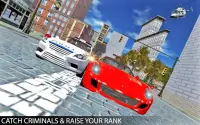 Drive Police Car Gangsters Chase : 2021 Free Games Screen Shot 4