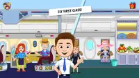 My Town Airport games for kids Screen Shot 1