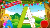 Kids Alphabet (ABC) and Number (123) Tracing Game Screen Shot 0