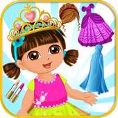 Baby Dora Dress Up Princess Fashion Game
