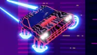 High Speed Neon Car Endless Driving Simulator Game Screen Shot 2