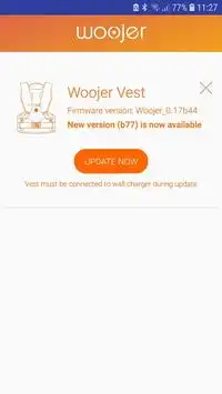 Vest firmware update Screen Shot 3
