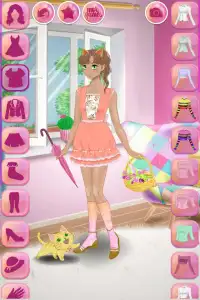 Cute Anime Girls - Dress Up Screen Shot 0