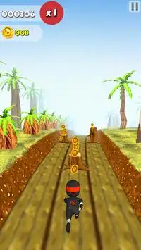 Subway Run Ninja Rush 2 Screen Shot 1