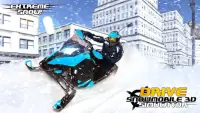 Drive Snowmobile 3D Simulator Screen Shot 2