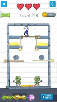 Pencil Boy -Pencilmation: Pull The Pin, save girl Screen Shot 4