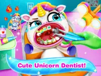 Jogo Unicorn Dentist-Doctor Screen Shot 0