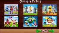 Robot Puzzle Games Free - Kids Screen Shot 0