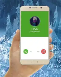Fake Elsa Call Phone Prank Screen Shot 0
