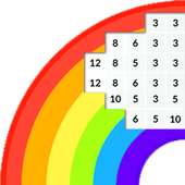 Coloring Rainbow Pixel Art Game