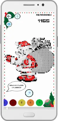 Christmas Colouring Pixel Art Screen Shot 3