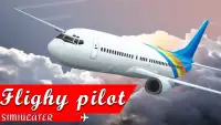 Airplane Flight Real Pilot - Flight Simulator Screen Shot 0
