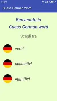 Guess German Words Screen Shot 0