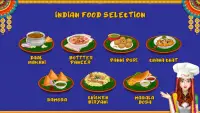 Libro de cocina india chef restaurante cocinando Screen Shot 5