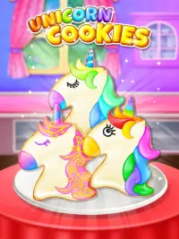 Unicorn Food - Sweet Rainbow Cookies Maker Screen Shot 3