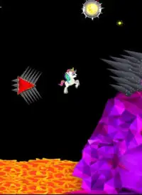 Princess Pony Unicorn - Flappy Horse Cute Game Screen Shot 5