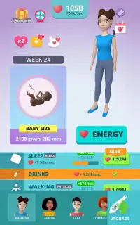 엄마와 아기 - 3D 임신 시뮬레이터 Screen Shot 8