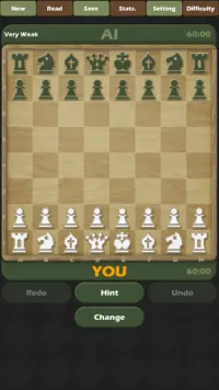 AI와 친구와의 체스 플레이 Screen Shot 1