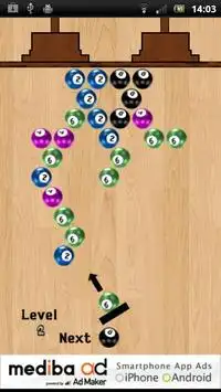 Bubble shooter gioco Screen Shot 1