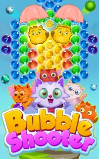 Bubble Shooter: Cat Pop Game Screen Shot 2