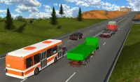 Racing In Bus 3D Screen Shot 10