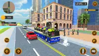 Flying police Bus Public Transport Game 2021 Screen Shot 7