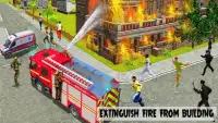 brigada de bombeiros jogo de resgate 3d Screen Shot 1