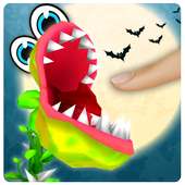 Zombies Blumen Halloween 3D