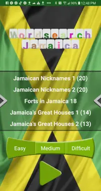 LargeUp Jamaica Wordsearch Screen Shot 3
